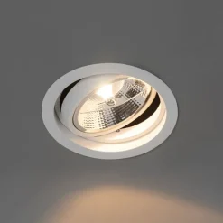 Smart Ronde inbouwspot wit verstelbaar incl. Wifi GU10 111m - Chuck 111