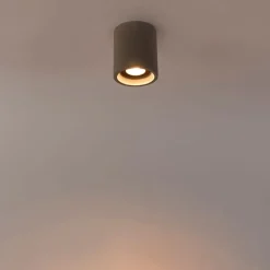 Smart ronde plafondspot beton incl. Wifi GU10 - Deep