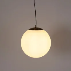 Smart Scandinavische hanglamp opaal glas 40 cm incl. Wifi A60 - Ball 40