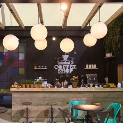 Smart Scandinavische hanglamp opaal glas 50cm incl. Wifi A60 - Ball 50