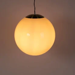 Smart Scandinavische hanglamp opaal glas 50 cm incl. Wifi A60- Ball 50