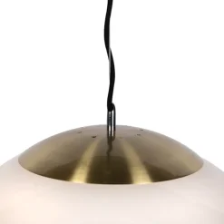 Smart Scandinavische hanglamp opaal glas 50 cm incl. Wifi A60- Ball 50