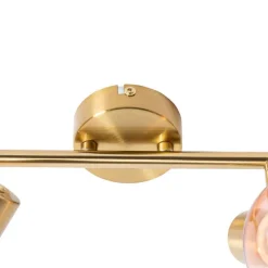 Smart spot goud met roze glas incl. 2 Wifi P45 - Vidro