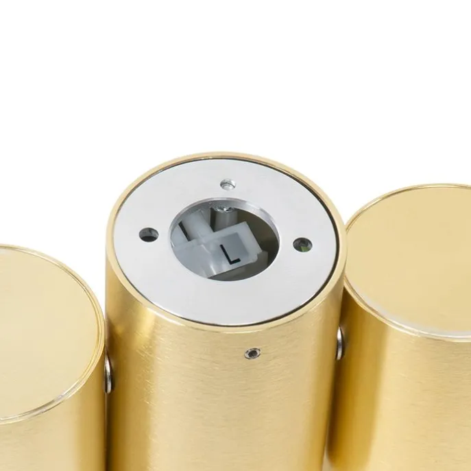 Smart spot messing 2-lichts verstelbaar incl. 2 Wifi GU10 50mm - Michael