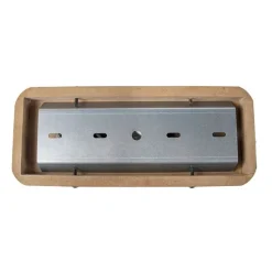 Smart spot roestbruin met hout incl. 2 wifi GU10 - Gina