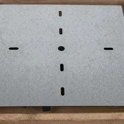 Smart spot roestbruin met hout incl. 4 wifi GU10 - Gina