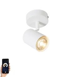 Smart spot wit incl. WiFi GU10 lichtbron verstelbaar - Jeana