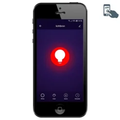 Smart spot zwart kantelbaar incl. 2 WiFi GU10 - Jeana