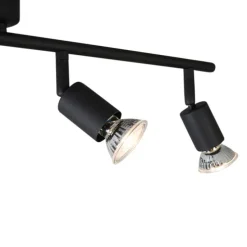 Smart spot zwart kantelbaar incl. Wifi GU10 - Jeany