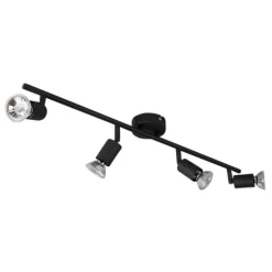 Smart spot zwart kantelbaar incl. Wifi GU10 - Jeany