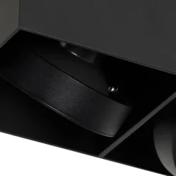 Smart spot zwart rechthoekig 2-lichts incl. 2 Wifi GU10 111mm - Box