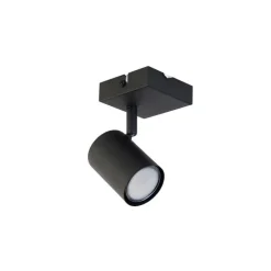 Smart spot zwart verstelbaar vierkant incl. Wifi GU10- Jeana