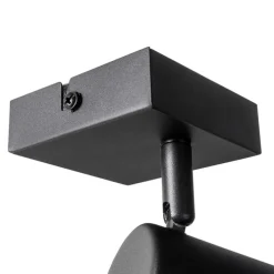 Smart spot zwart verstelbaar vierkant incl. Wifi GU10- Jeana