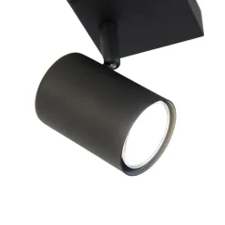 Smart spot zwart verstelbaar vierkant incl. Wifi GU10- Jeana