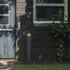 Smart staande buitenlamp antraciet 70 cm incl. Wifi P45 - Denmark