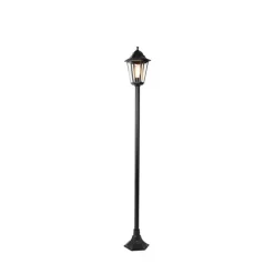 Smart staande buitenlamp zwart 170 cm incl. Wifi ST64 - New Orleans