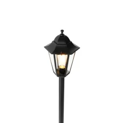 Smart staande buitenlamp zwart 170 cm incl. Wifi ST64 - New Orleans