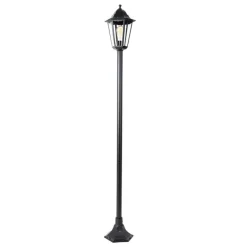 Smart staande buitenlamp zwart 170 cm incl. Wifi ST64 - New Orleans