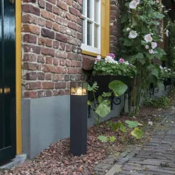 Smart staande buitenlamp antraciet 50 cm incl. Wifi P45 - Denmark