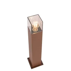 Smart staande buitenlamp roestbruin 50 cm incl. Wifi P45 - Denmark