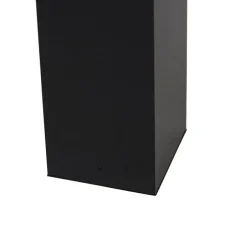 Smart staande buitenlamp zwart 80 cm incl. Wifi ST64 - Charlois