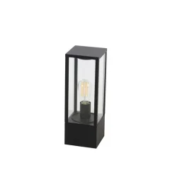 Smart staande buitenlamp zwart 40 cm incl. Wifi ST64 - Charlois