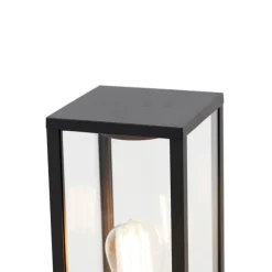 Smart staande buitenlamp zwart 40 cm incl. Wifi ST64 - Charlois