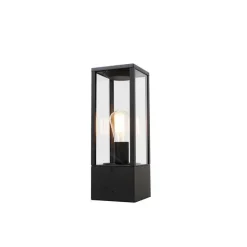 Smart staande buitenlamp zwart 40 cm incl. Wifi ST64 - Charlois