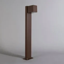 Smart staande buitenlamp roestbruin 65 cm IP44 incl. Wifi GU10 - Baleno