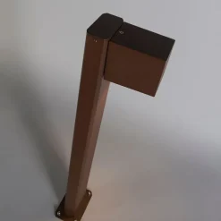 Smart staande buitenlamp roestbruin 65 cm IP44 incl. Wifi GU10 - Baleno