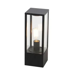 Smart staande buitenlamp zwart 40 cm IP44 incl. Wifi ST64 - Charlois