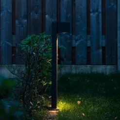 Smart staande buitenlamp antraciet 65 cm IP44 incl. Wifi GU10 - Baleno