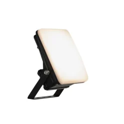 Smart straler zwart 12,8 cm incl. LED IP65 met grondpin - Ruud