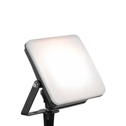 Smart straler zwart 14,5 cm incl. LED IP65 met grondpin - Ruud
