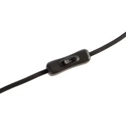 Smart tafellamp zwart met goud en smoke glas incl. Wifi A60 - Zuzanna