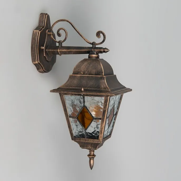 Smart vintage buiten wandlantaarn brons incl. Wifi A60 - Antigua