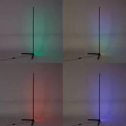 Smart vloerlamp incl. LED RGB en dimbaar in kelvin - Saar