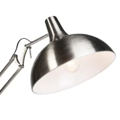 Smart vloerlamp staal incl. Wifi A60 - Hobby