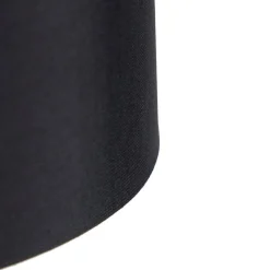 Smart vloerlamp zwart incl. wifi A60 lichtbron - Lofty