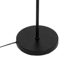 Smart vloerlamp zwart incl. 2 Wifi P45 - Carmen