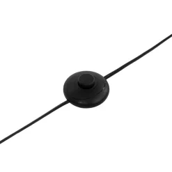 Smart vloerlamp zwart incl. 2 Wifi P45 - Carmen