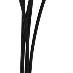 Smart vloerlamp zwart 5-lichts incl. Wifi B35 - Sixties