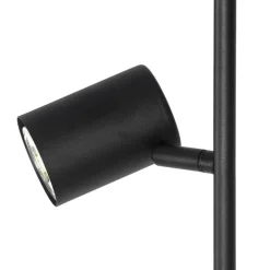 Smart vloerlamp zwart 3-lichts incl. 3 Wifi GU10 50mm - Jeana