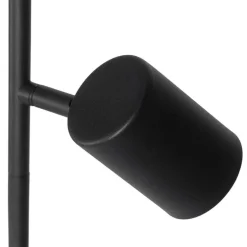 Smart vloerlamp zwart 3-lichts incl. 3 Wifi GU10 50mm - Jeana