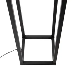 Smart vloerlamp zwart 3-lichts incl. Wifi G95 - Big Cage