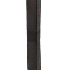 Smart vloerlamp zwart 3-lichts incl. Wifi G95 - Big Cage