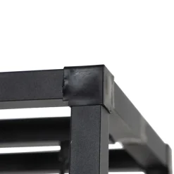 Smart vloerlamp zwart 3-lichts incl. Wifi G95 - Big Cage