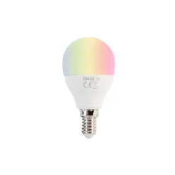 Smart vloerlamp zwart met smoke glas incl. 3 Wifi P45 - Vidro