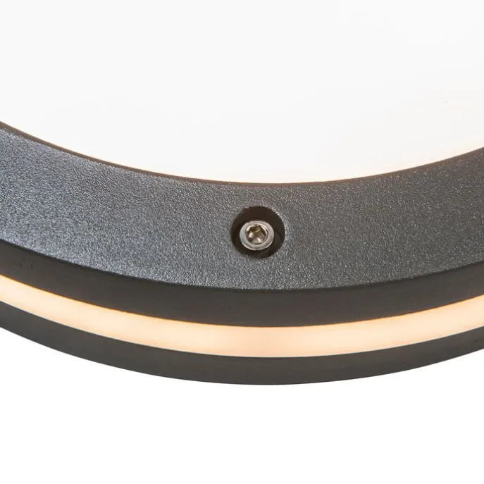 Smart wand- en plafondlamp donkergrijs incl. Wifi A60 - Glow