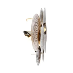 Smart wandlamp antiek goud 93 cm 2-lichts incl. 2 Wifi A60 - Kelly